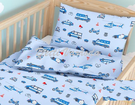 Rendőr járművek - Ovis ágyneműhuzat vagy Ovis ágynemű garnitúra