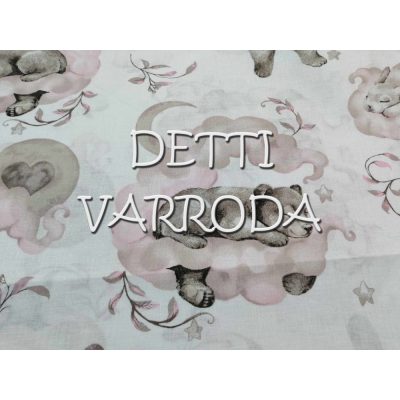 Maci, nyuszi, mókus a felhőkben - Rózsaszín