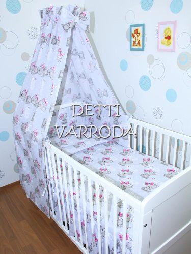 Girl macik - Babaágynemű garnitúrák 4 részes