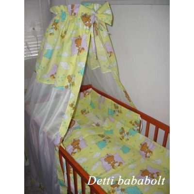 Alvós maci - Babaágynemű garnitúra 4 részes