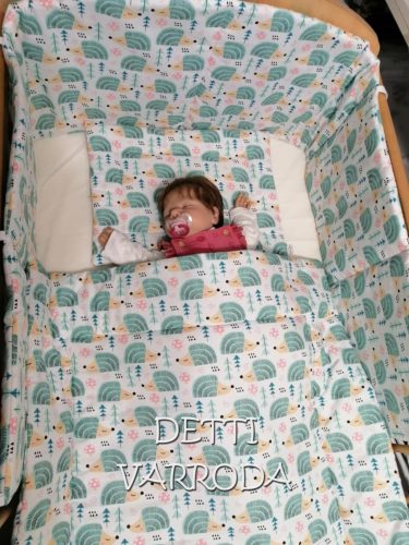 Sünis -  Babaágynemű garnitúrák 3 részes (Párna, paplan, fejvédő)