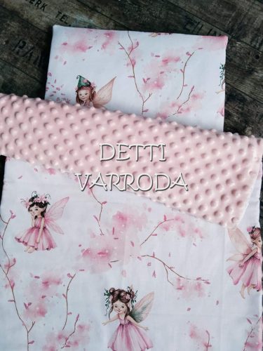 Tündérkés - Minky babaágyneműk 2 részes (Paplan és párna)