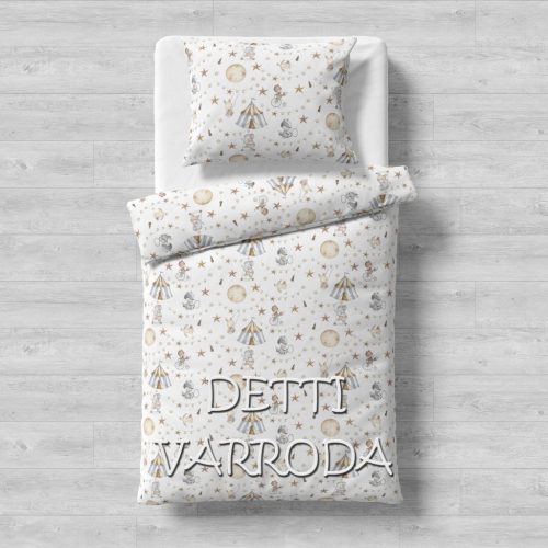 Cirkuszi állatkák - kék sátras - Ovis ágyneműhuzat vagy Ovis ágynemű garnitúra