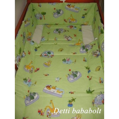   Szafari -  Babaágynemű garnitúrák 3 részes (Párna, paplan, fejvédő)