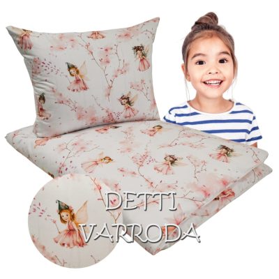   Tündérkék / rózsaszín - Ovis ágyneműhuzat vagy Ovis ágynemű garnitúra