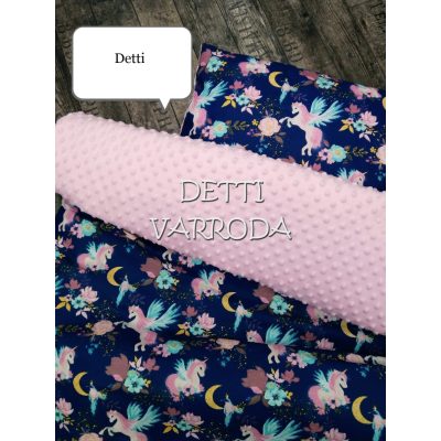   Unikornisok - Minky babaágyneműk 2 részes (Paplan és párna)