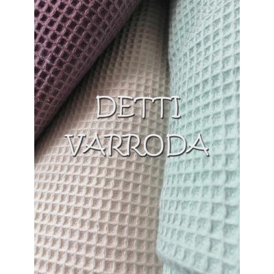   Fonott rácsvédő Waffle Tricolor - Sötét mályva 41 - Világos drapp 3 - Menta 13 - 180 cm