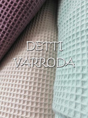 Fonott rácsvédő Waffle Tricolor - Sötét mályva 41 - Világos drapp 3 - Menta 13 - 180 cm