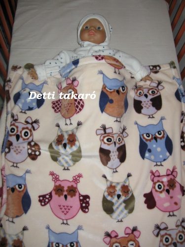 Szegett wellsoft takaró - Baglyos 