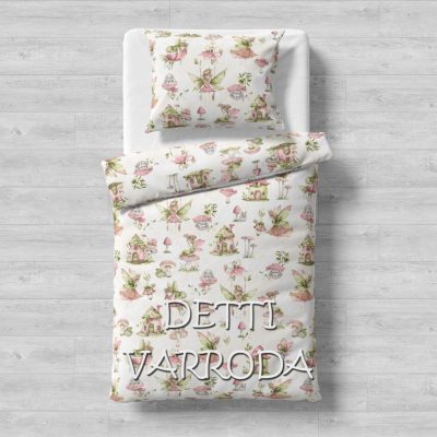   Tündér csodaországban / rózsaszín-mályva - Ovis ágyneműhuzat vagy Ovis ágynemű garnitúra