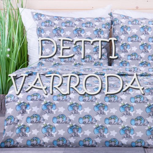 Elefánt kék fülekkel - Ovis ágyneműhuzat vagy Ovis ágynemű garnitúra