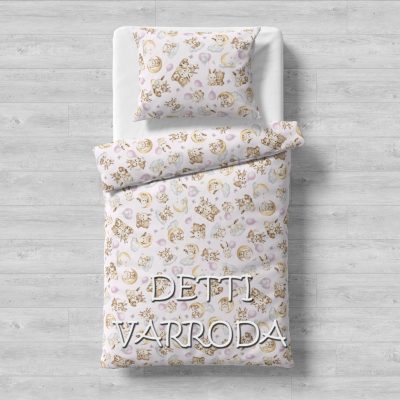   Alvós erdei állatkák / Bézs - Ovis ágyneműhuzat vagy Ovis ágynemű garnitúra