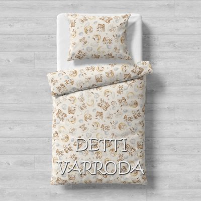   Alvós erdei állatkák / Bézs - Ovis ágyneműhuzat vagy Ovis ágynemű garnitúra